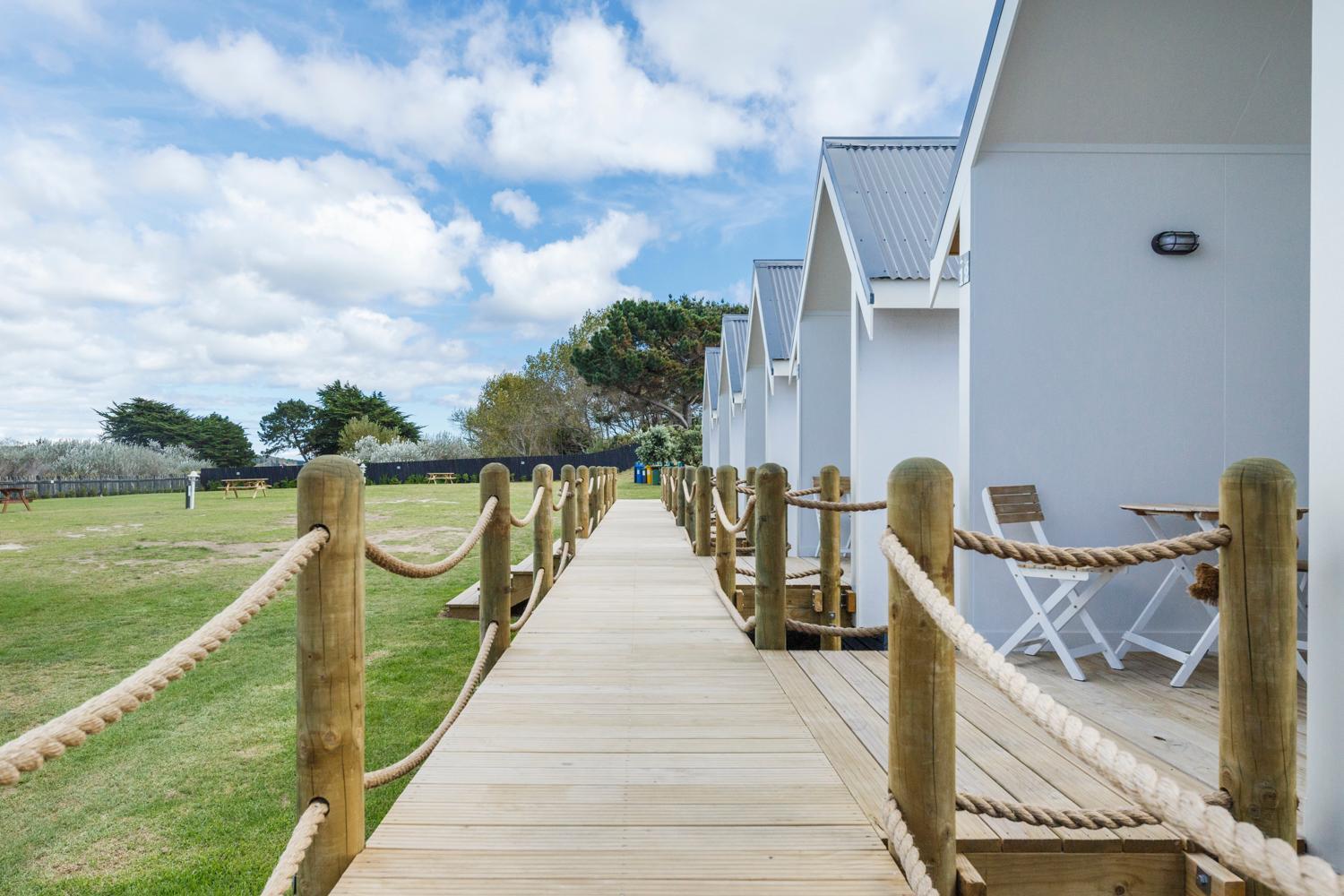 Foxton Beach Holiday Park Bagian luar foto